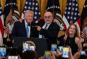 Trump Hosts a Hanukkah Reception - Washington