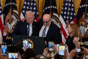 Trump Hosts a Hanukkah Reception - Washington