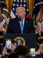 Trump Hosts a Hanukkah Reception - Washington