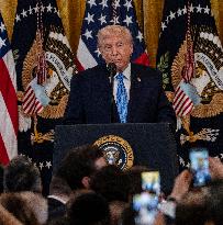 Trump Hosts a Hanukkah Reception - Washington