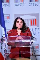 Weekly Press Conference Of Parliamentary Groups - Paris