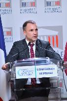 Weekly Press Conference Of Parliamentary Groups - Paris