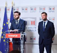 Weekly Press Conference Of Parliamentary Groups - Paris