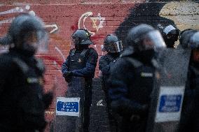 Mossos Prepare to Evict Settlement - Barcelona