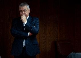 Cerdán Appears Before Senate Koldo Commission - Madrid