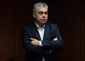 Cerdán Appears Before Senate Koldo Commission - Madrid