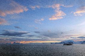 Illustration Antarctica Views