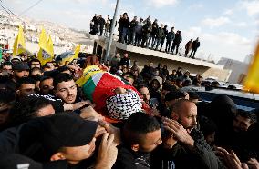 Funeral Held In Bethlehem - Palestine