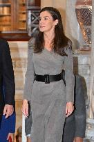 Queen Letizia At FundeuRAE Anniversary - Madrid