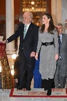 Queen Letizia At FundeuRAE Anniversary - Madrid