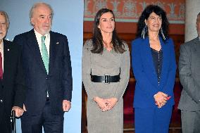 Queen Letizia At FundeuRAE Anniversary - Madrid