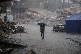 Palestinian Civilians In Jabalia - Gaza