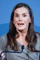 Queen Letizia At FundeuRAE Anniversary - Madrid