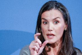 Queen Letizia At FundeuRAE Anniversary - Madrid