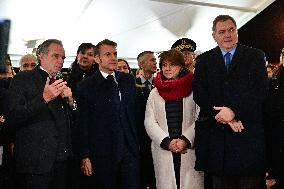 President Macron Visits Expansion Marseille Saint-Charles Site - Marseille