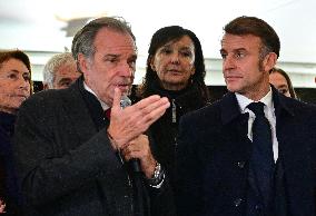 President Macron Visits Expansion Marseille Saint-Charles Site - Marseille