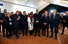 President Macron Visits Expansion Marseille Saint-Charles Site - Marseille
