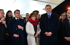 President Macron Visits Expansion Marseille Saint-Charles Site - Marseille