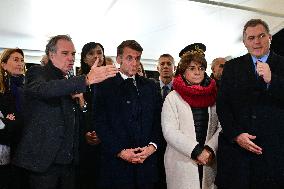 President Macron Visits Expansion Marseille Saint-Charles Site - Marseille
