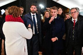 President Macron Visits Expansion Marseille Saint-Charles Site - Marseille