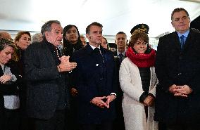 President Macron Visits Expansion Marseille Saint-Charles Site - Marseille