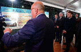 President Macron Visits Expansion Marseille Saint-Charles Site - Marseille