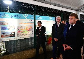 President Macron Visits Expansion Marseille Saint-Charles Site - Marseille