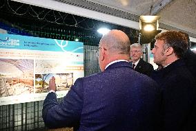 President Macron Visits Expansion Marseille Saint-Charles Site - Marseille