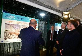 President Macron Visits Expansion Marseille Saint-Charles Site - Marseille