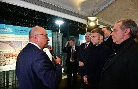 President Macron Visits Expansion Marseille Saint-Charles Site - Marseille