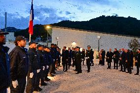 President Macron Inaugurates Baumettes 3 Extension - Marseille