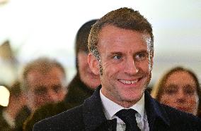 President Macron Visits Expansion Marseille Saint-Charles Site - Marseille