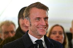 President Macron Visits Expansion Marseille Saint-Charles Site - Marseille