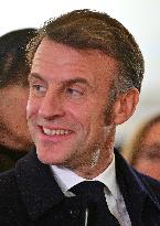 President Macron Visits Expansion Marseille Saint-Charles Site - Marseille