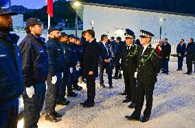 President Macron Inaugurates Baumettes 3 Extension - Marseille