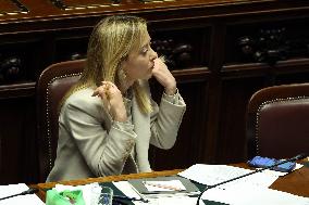 Prime Minister Meloni Addresses Chamber of Deputies - Rome