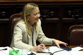 Prime Minister Meloni Addresses Chamber of Deputies - Rome