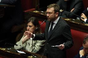 Prime Minister Meloni Addresses Chamber of Deputies - Rome