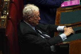 Prime Minister Meloni Addresses Chamber of Deputies - Rome