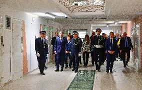 President Macron Inaugurates Baumettes 3 Extension - Marseille