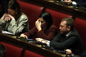 Prime Minister Meloni Addresses Chamber of Deputies - Rome