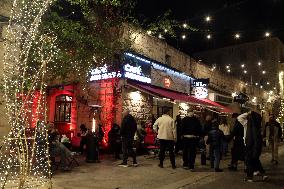 Christmas Decorations Light up The Streers of Jounieh - Lebanon