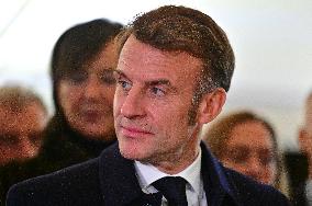 President Macron Visits Expansion Marseille Saint-Charles Site - Marseille