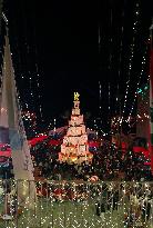 Christmas Decorations Light up The Streers of Jounieh - Lebanon