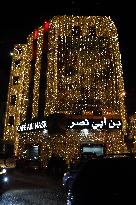 Christmas Decorations Light up The Streers of Jounieh - Lebanon