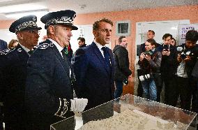 President Macron Inaugurates Baumettes 3 Extension - Marseille