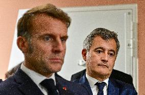 President Macron Inaugurates Baumettes 3 Extension - Marseille