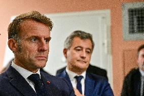 President Macron Inaugurates Baumettes 3 Extension - Marseille