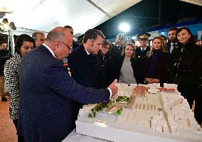 President Macron Visits Expansion Marseille Saint-Charles Site - Marseille