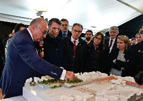 President Macron Visits Expansion Marseille Saint-Charles Site - Marseille